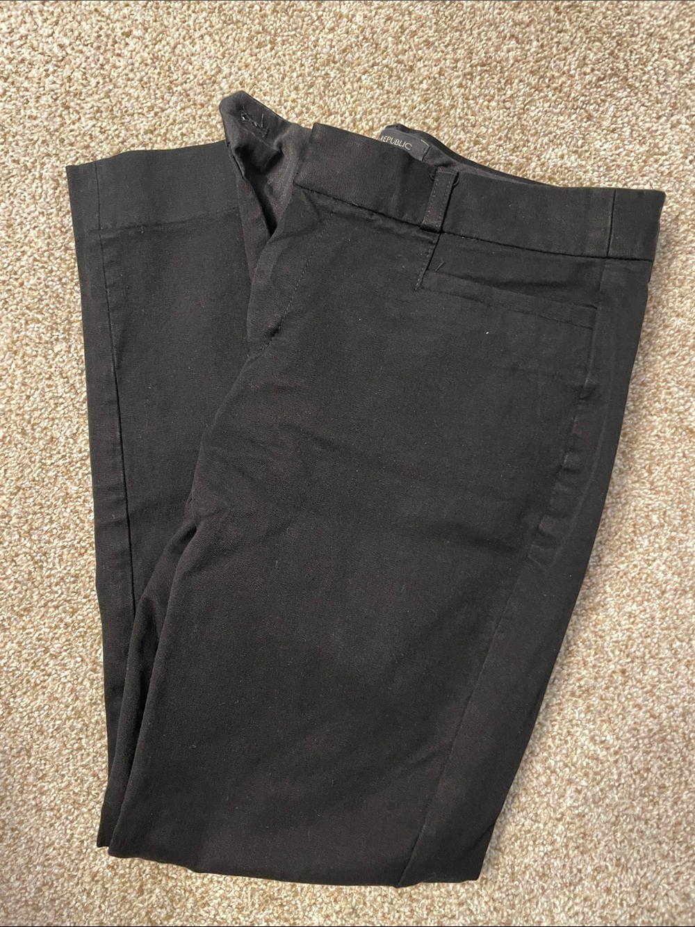 Banana Republic Black Sloan Curvy Fit Pants